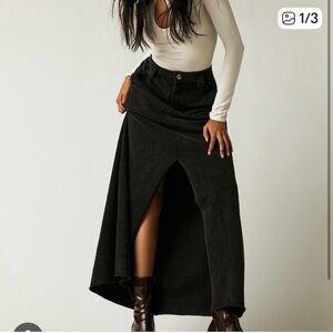 Free People Kona Skirt, Washed Black.Size XS. EUC!